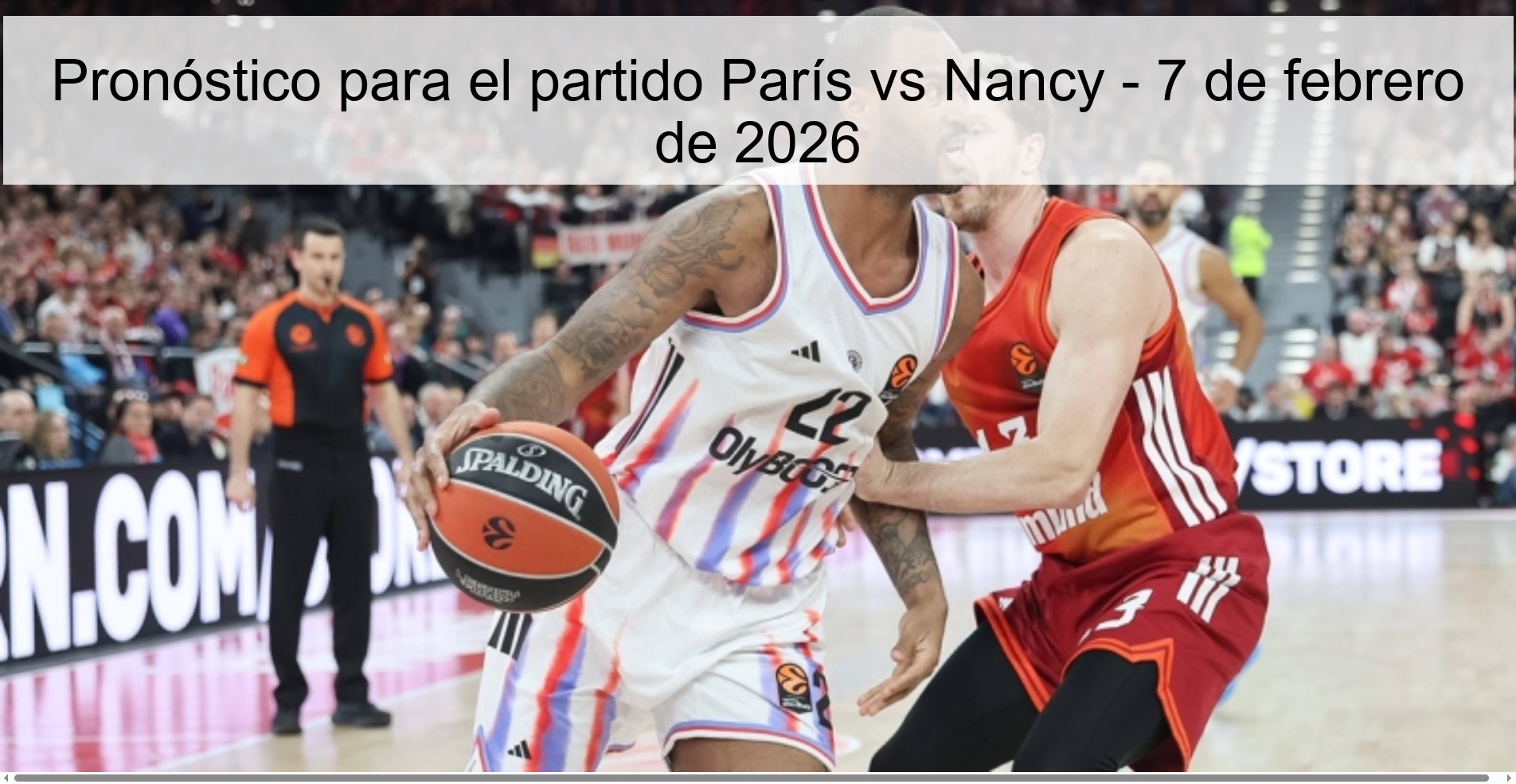 Pronóstico para el partido París vs Nancy – 7 de febrero de 2026