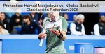Pronóstico: Hamad Medjedovic vs. Nikoloz