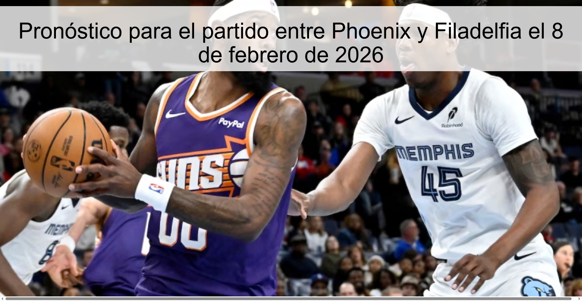 Pronóstico para el partido entre Phoenix y Filadelfia el 8 de febrero de 2026