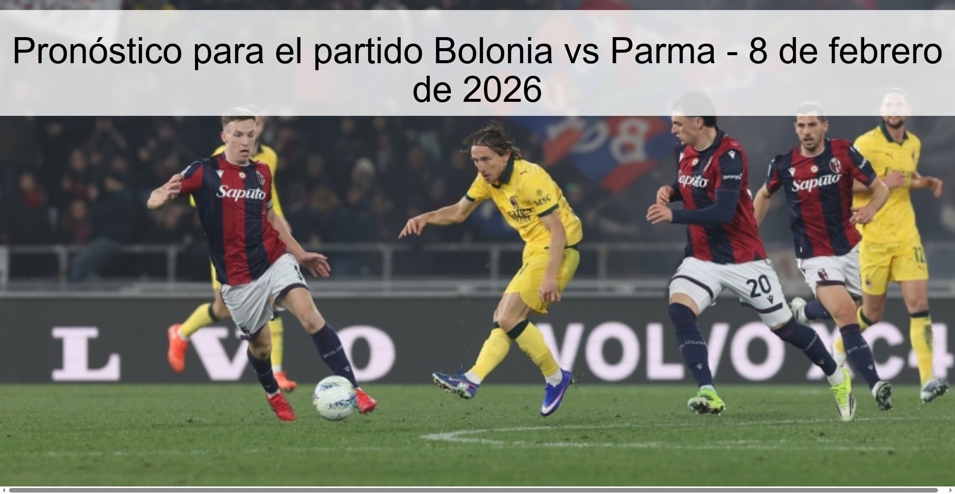 Pronóstico para el partido Bolonia vs Parma – 8 de febrero de 2026