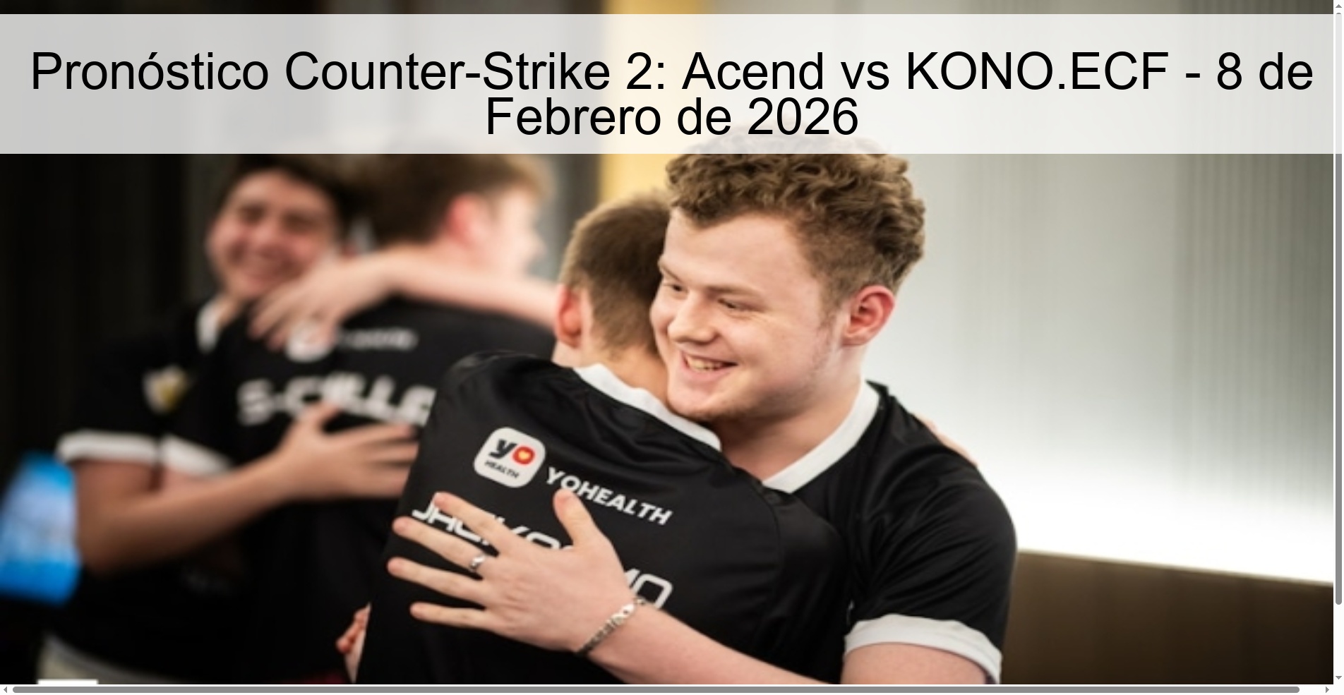 Pronóstico Counter-Strike 2: Acend vs KONO.ECF – 8 de Febrero de 2026