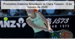 Pronóstico Katerina Sinyakova vs Clara T