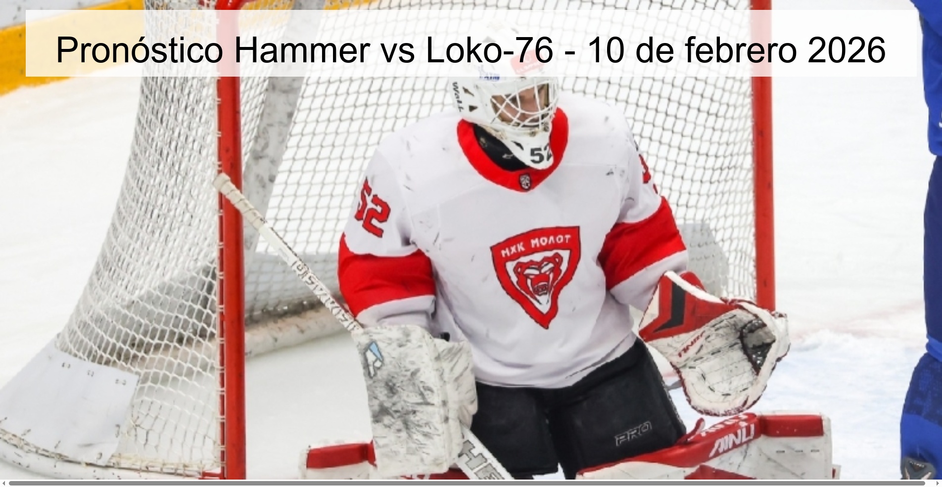 Pronóstico Hammer vs Loko-76 – 10 de febrero 2026