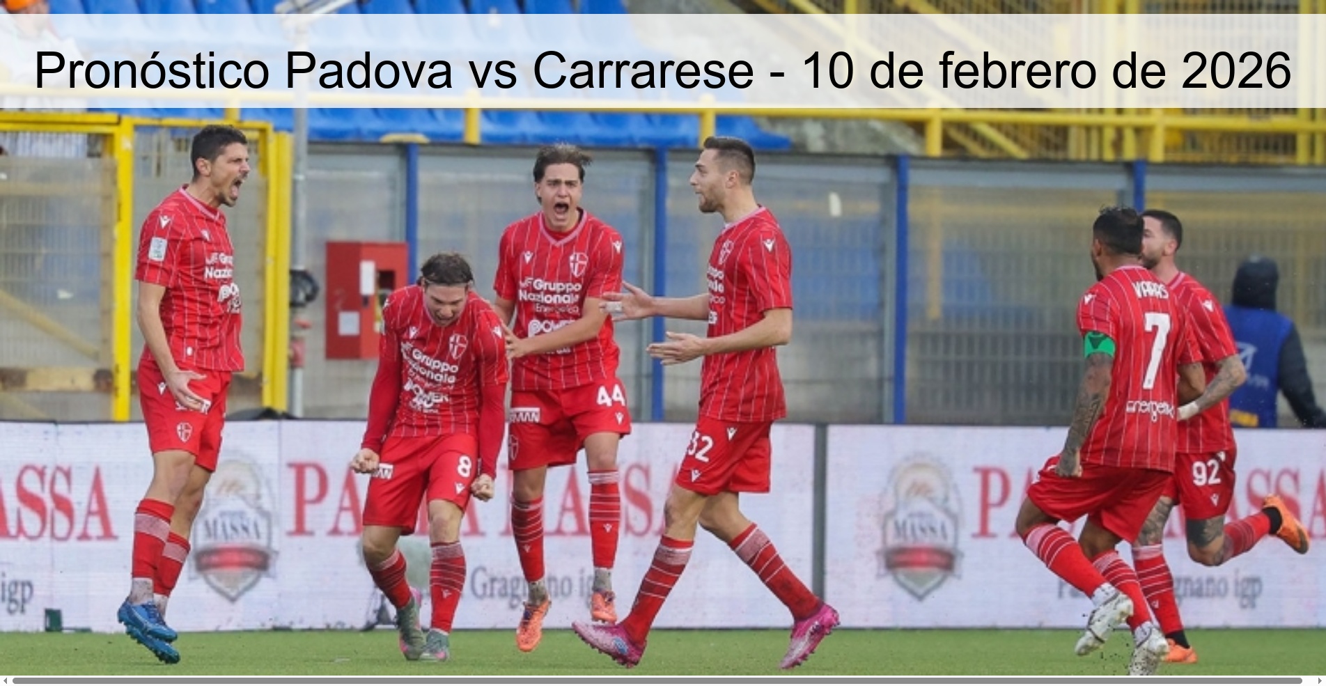Pronóstico Padova vs Carrarese – 10 de febrero de 2026