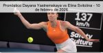 Pronóstico Dayana Yastremskaya vs Elina 