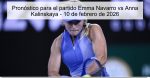 Pronóstico para el partido Emma Navarro 