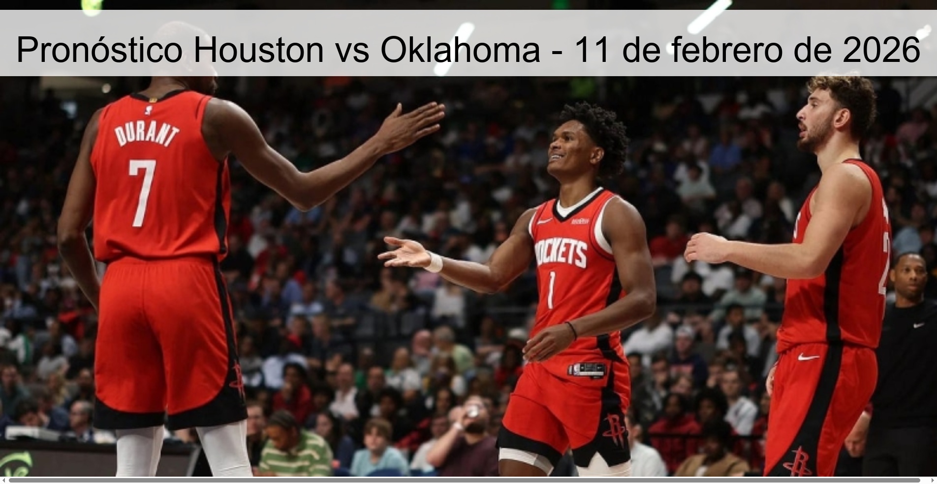 Pronóstico Houston vs Oklahoma – 11 de febrero de 2026