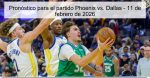 Pronóstico para el partido Phoenix vs. D