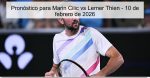 Pronóstico para Marin Cilic vs Lerner Th