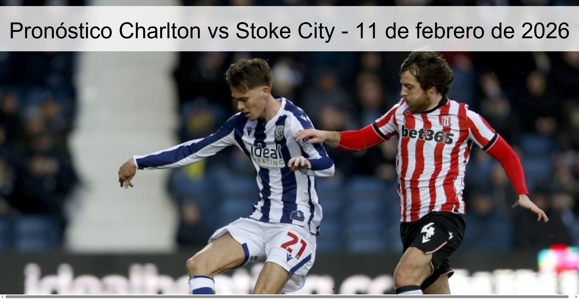 Pronóstico Charlton vs Stoke City – 11 de febrero de 2026