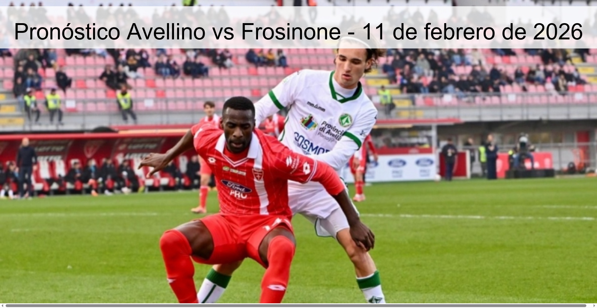 Pronóstico Avellino vs Frosinone – 11 de febrero de 2026