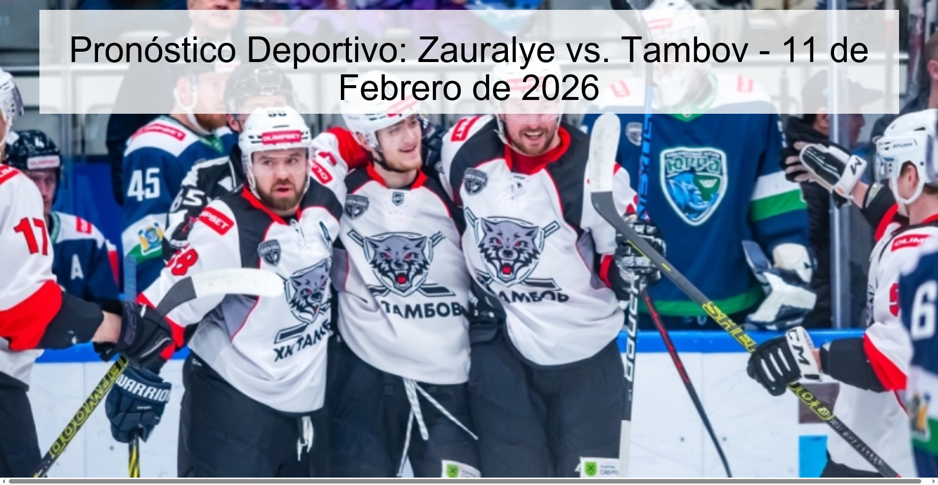 Pronóstico Deportivo: Zauralye vs. Tambov – 11 de Febrero de 2026