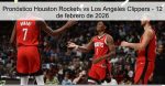Pronóstico Houston Rockets vs Los Angele