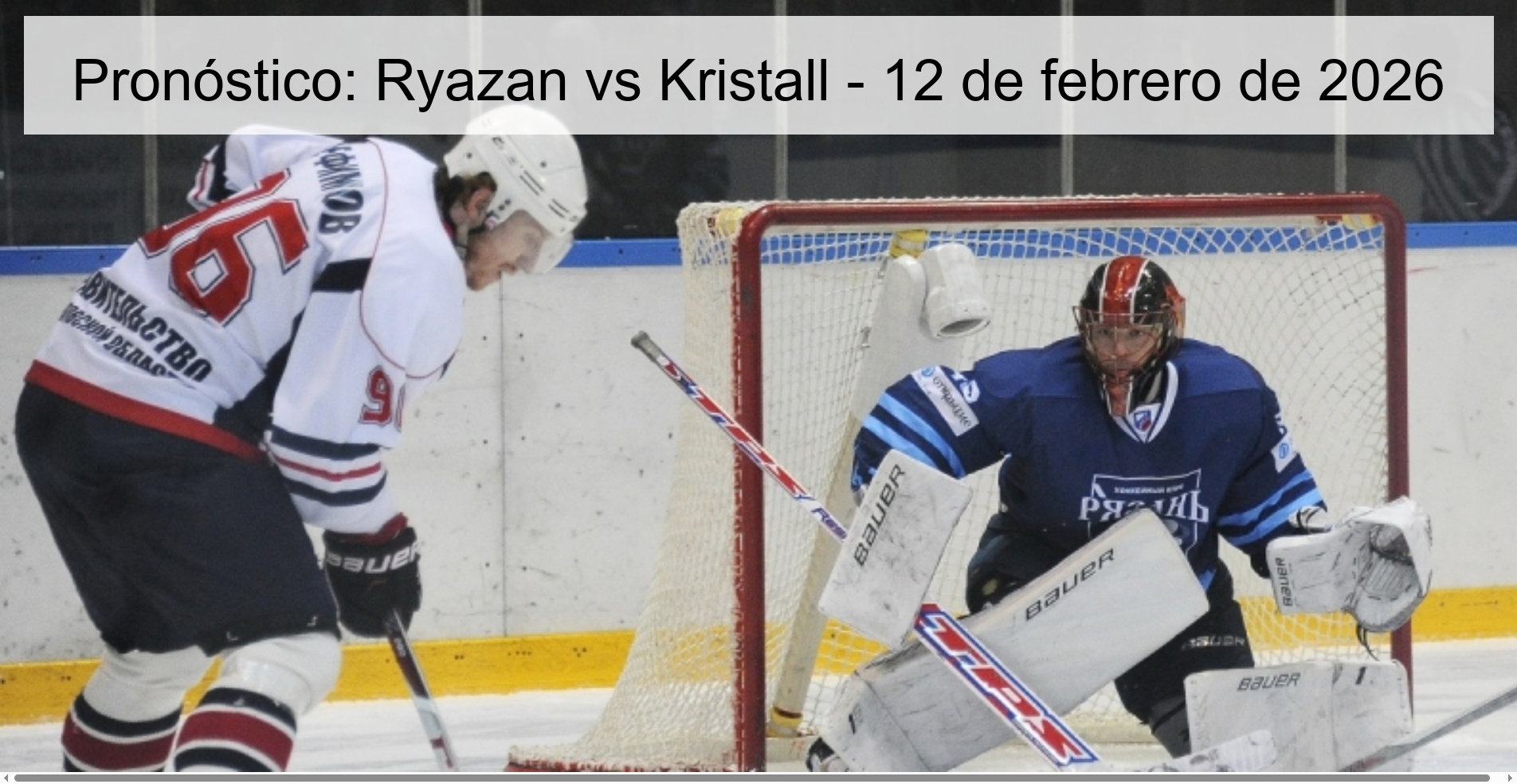 Pronóstico: Ryazan vs Kristall – 12 de febrero de 2026