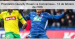 Pronóstico Quevilly Rouen vs Concarneau 