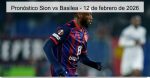 Pronóstico Sion vs Basilea – 12 de