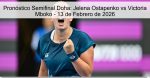 Pronóstico Semifinal Doha: Jelena Ostape