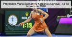 Pronóstico Maria Sakkari vs Karolina Muc