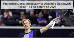 Pronóstico Denis Shapovalov vs Alejandro