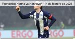 Pronóstico Hertha vs Hannover – 14