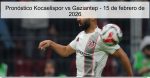 Pronóstico Kocaelispor vs Gaziantep R