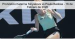 Pronóstico Katerina Sinyakova vs Paula B