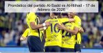 Pronóstico del partido Al-Sadd vs Al-Itt
