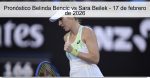 Pronóstico Belinda Bencic vs Sara Beilek