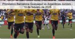 Pronóstico Barcelona Guayaquil vs Argent