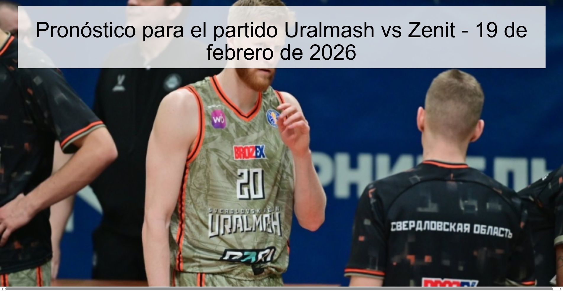 Pronóstico para el partido Uralmash vs Zenit – 19 de febrero de 2026
