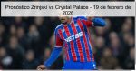 Pronóstico Zrinjski vs Crystal Palace &#