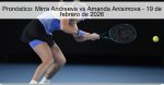 Pronóstico: Mirra Andreeva vs Amanda Ani