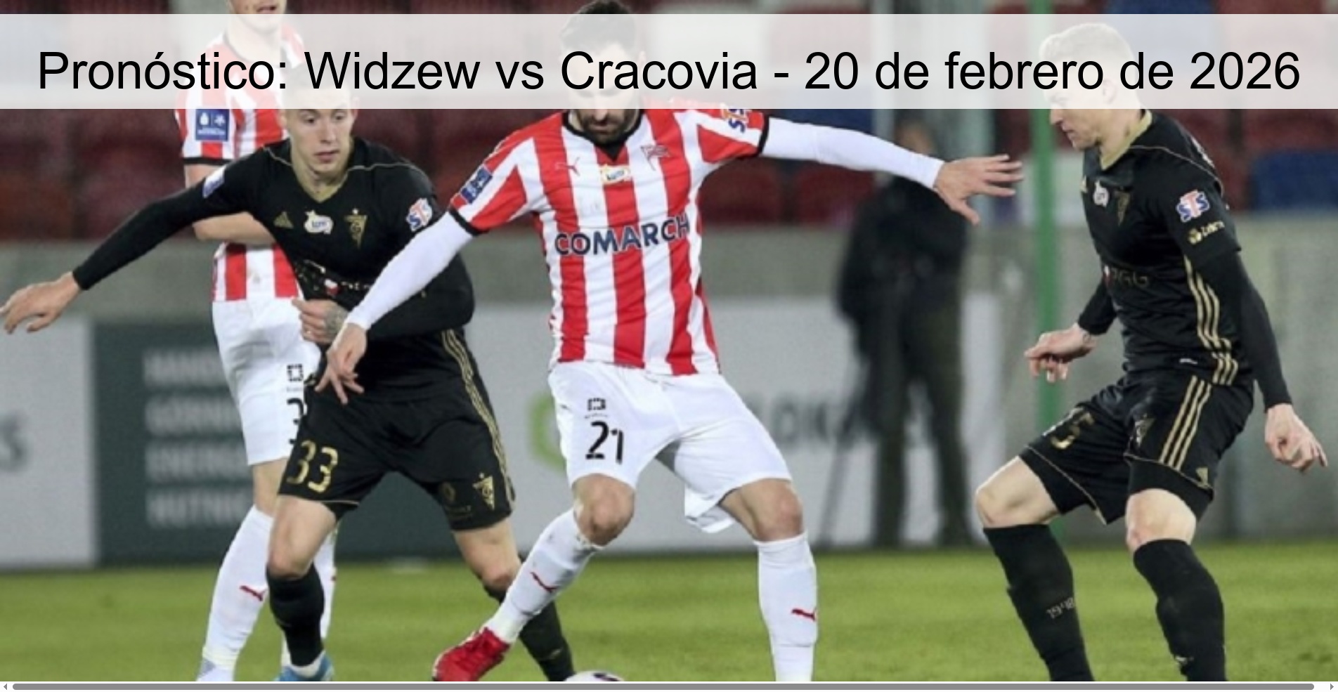 Pronóstico: Widzew vs Cracovia – 20 de febrero de 2026