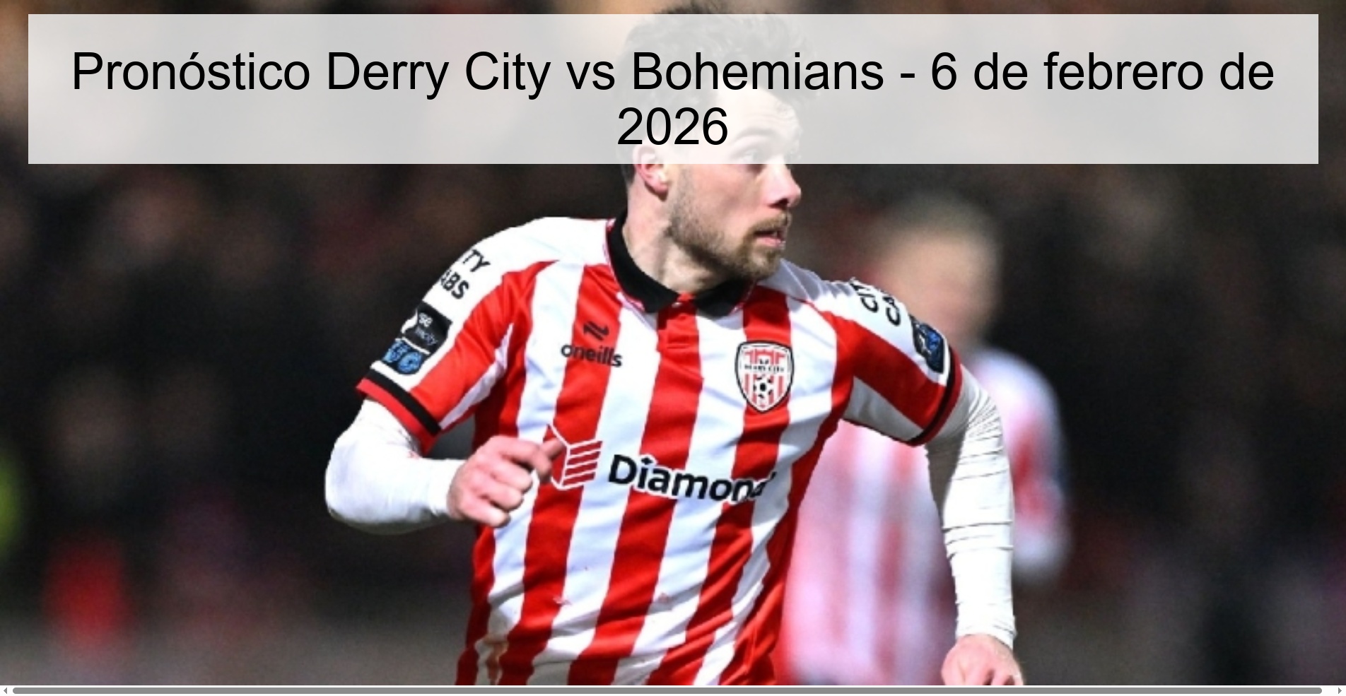 Pronóstico Derry City vs Bohemians – 6 de febrero de 2026