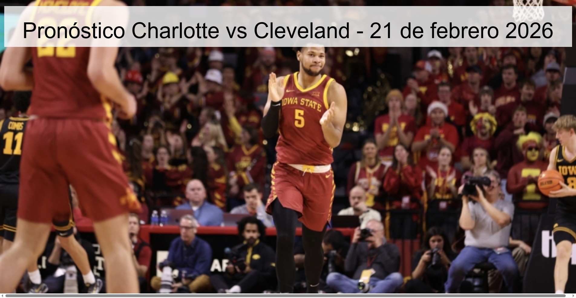 Pronóstico Charlotte vs Cleveland – 21 de febrero 2026