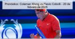 Pronóstico: Coleman Wong vs Flavio Cobol
