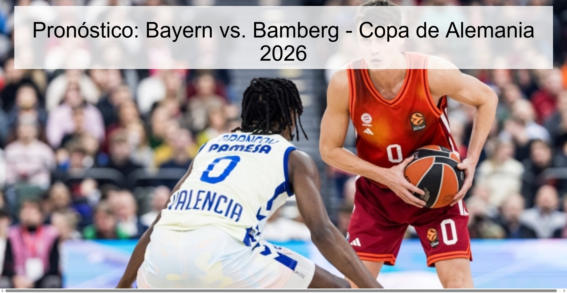 Pronóstico: Bayern vs. Bamberg – Copa de Alemania 2026