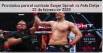 Pronóstico para el combate Sergei Spivak