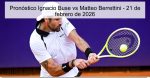 Pronóstico Ignacio Buse vs Matteo Berret