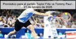 Pronóstico para el partido Taylor Fritz 