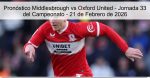 Pronóstico Middlesbrough vs Oxford Unite