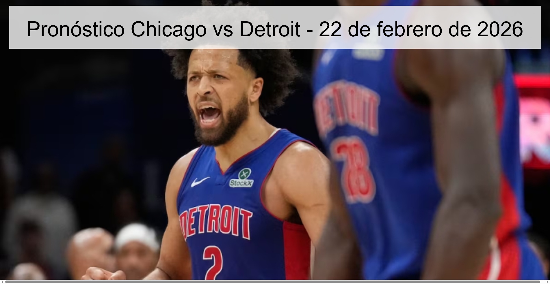 Pronóstico Chicago vs Detroit – 22 de febrero de 2026