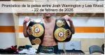 Pronóstico de la pelea entre Josh Warrin