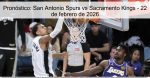 Pronóstico: San Antonio Spurs vs Sacrame