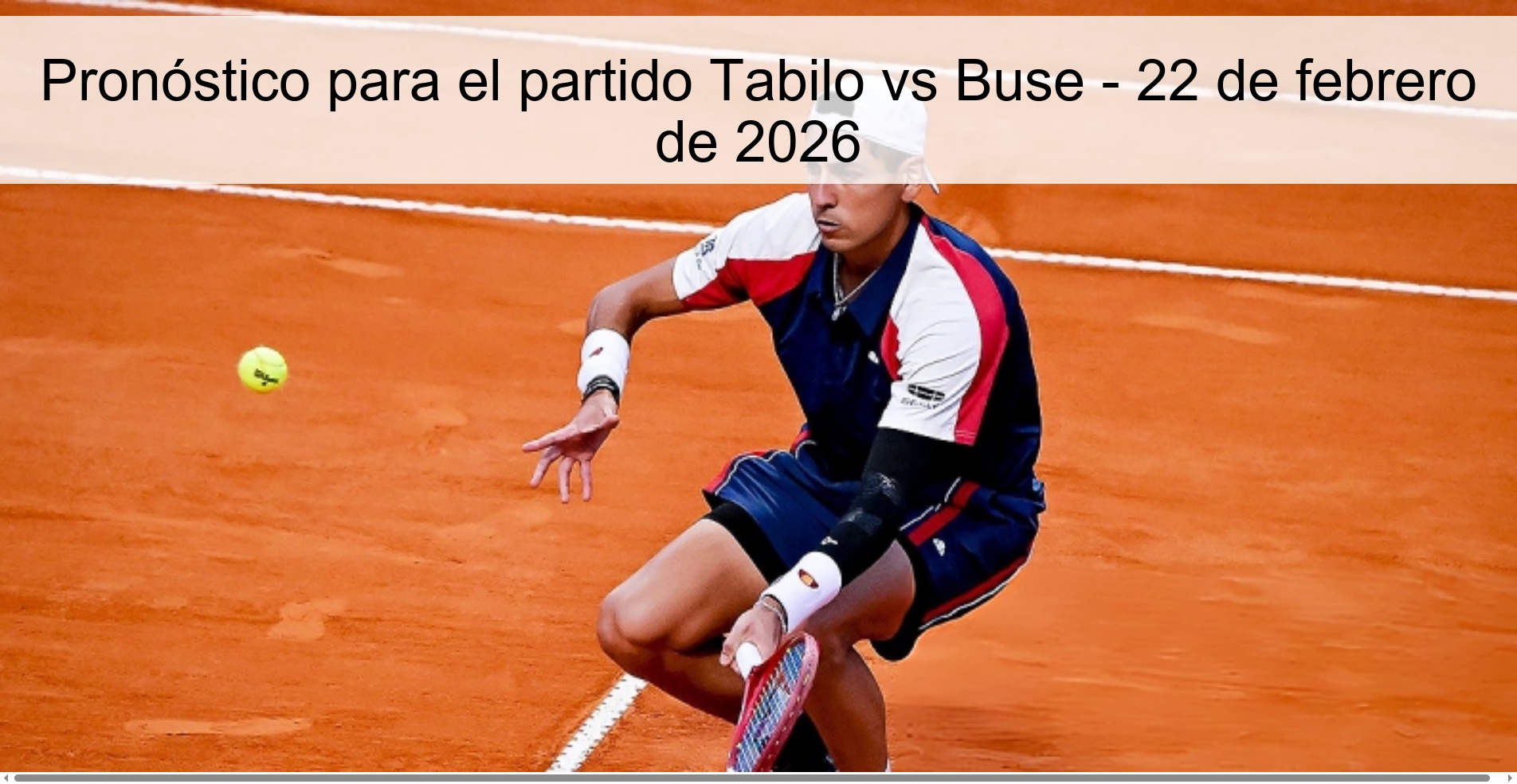 Pronóstico para el partido Tabilo vs Buse – 22 de febrero de 2026