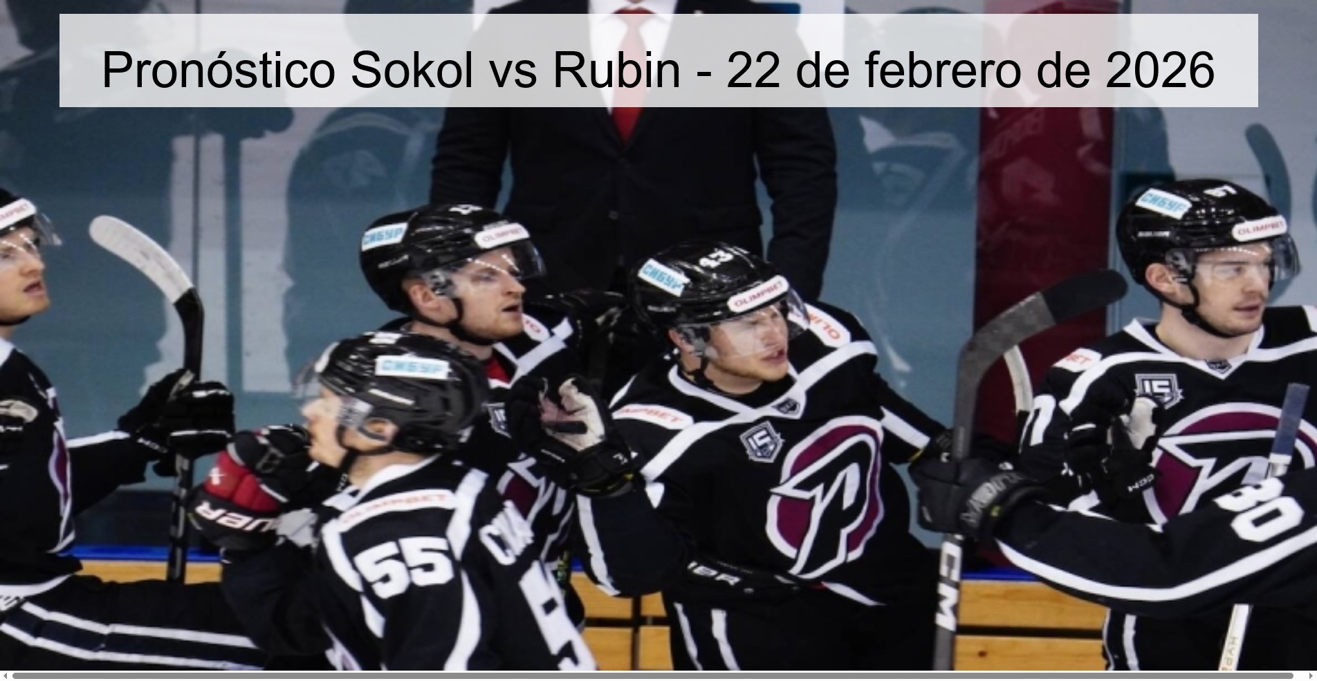 Pronóstico Sokol vs Rubin – 22 de febrero de 2026