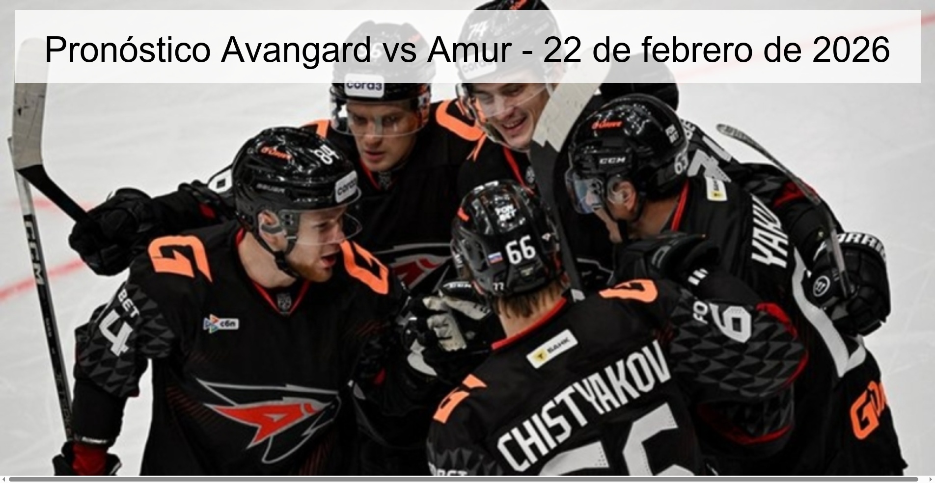 Pronóstico Avangard vs Amur – 22 de febrero de 2026