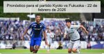 Pronóstico para el partido Kyoto vs Fuku