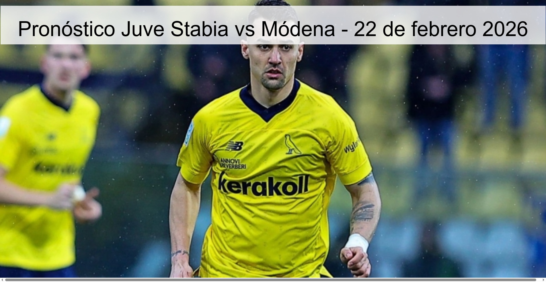 Pronóstico Juve Stabia vs Módena – 22 de febrero 2026
