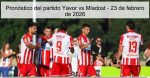 Pronóstico del partido Yavor vs Mladost 